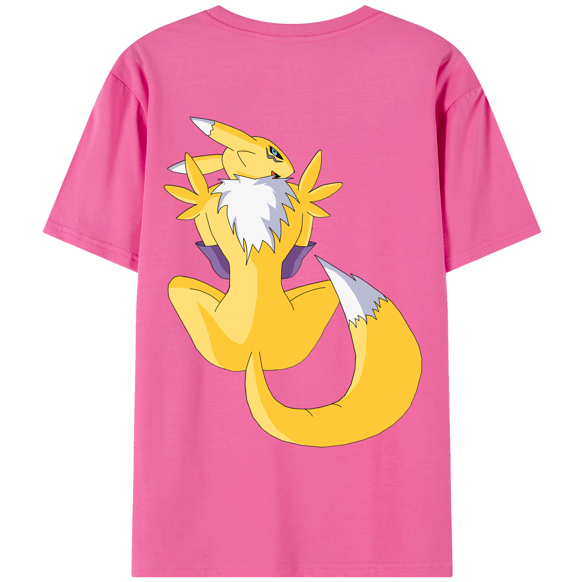 （画像用） Digimon デジタルモンスター/デジモン レディース半袖Tシャツ(バックプリント)